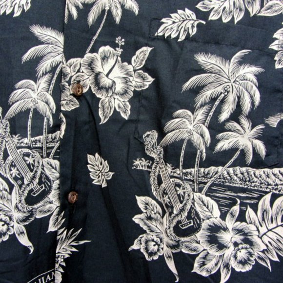 Vintage Hawaiian Togs Tropical Hawaiian Islands Tiki Shirt. Size XL. Hilo Hattie - Picture 3 of 6
